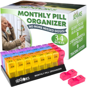 monthly pill organizer