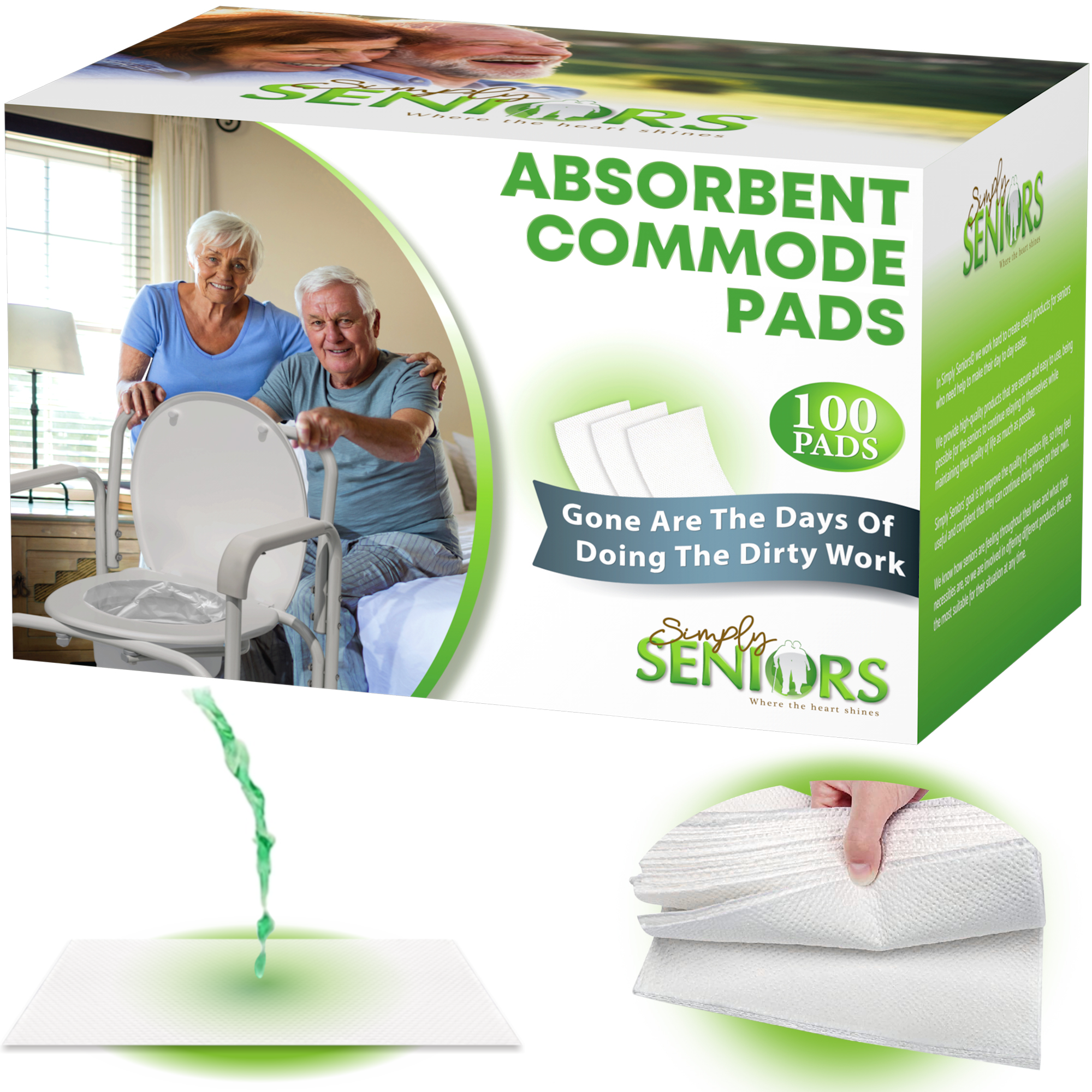 Commode Liners with Pads: Discreet Comfort and Hygiene for Seniors