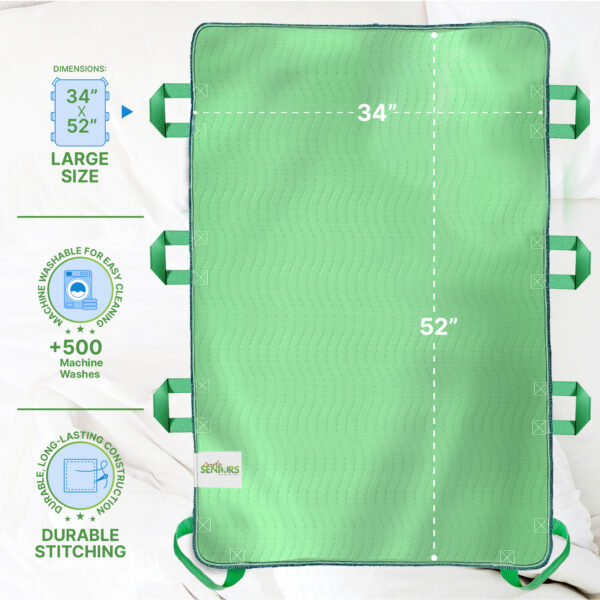 Accessories for bed-bound homecare elderly include washable underpads for added comfort and protection