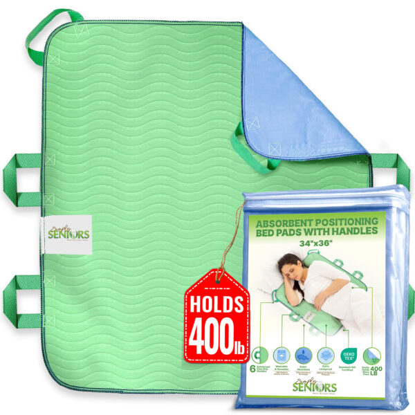 positioning bed pad with handles medical supplies home care draw sheets for hospital bed patients