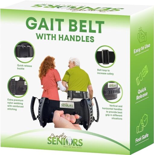 How a Gait Belt with Handles Can Help Prevent Falls for Seniors