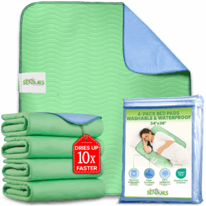 absorbent bed pad washable waterproof