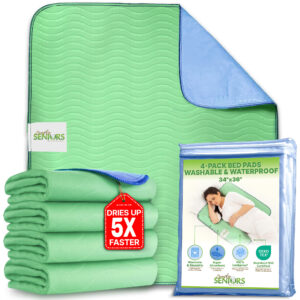 washable waterproof bed pads for incontinence vs disposable incontinence pads